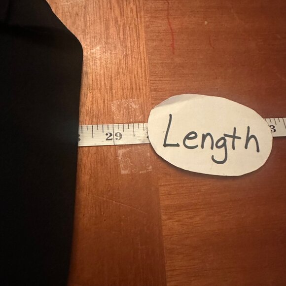 Due Per Due Plus size Black Blazer With Faux Leather Accents 3X - Picture 4 of 5